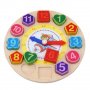 Монтесори дървен часовник “Летец”, снимка 1 - Образователни игри - 34854971