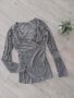нова сива блузка2, снимка 1 - Блузи с дълъг ръкав и пуловери - 43121519