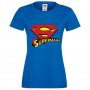 Дамска тениска Супермама празник,изненада,мама