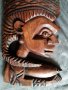 стара дървена маска, снимка 2