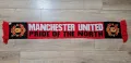 Манчестър Юнайтед / Manchester United "Pride of the North" - футболен шал, снимка 1