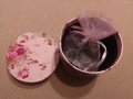 Колие Сърце розов кварц и посребрена верижка с торбичка и кутийка Подарък за жена за 8 март, снимка 2