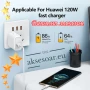 Супер Бърз 2 м. нов заряден кабел 120 W 10 A USB Type C бързо зареждане зарядно за Xiaomi Samsung , снимка 17