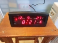 НОВ! Настолен електронен часовник с дата, термометър и аларма. По 25лв./бр., снимка 3