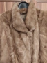 Дълго луксозно кожено палто от норка размер М/L, снимка 4