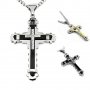 Jesus Crystal Cross / Кръстче с камъни - 2 модела, снимка 1 - Колиета, медальони, синджири - 32702345