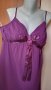 Рокля в лилаво, от два пласта  🍀♥️L,XL,♥️🍀арт 4404, снимка 2