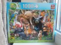 Пъзел ANIMAL WORLD Jungle Party 1000 части, снимка 1 - Игри и пъзели - 39090371