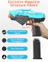 Нов Пистолет пневматична играчка за момчета Игра стрелба 6 пяна куршуми, снимка 4
