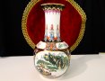 Китайска ваза,ръчно декорирана,злато. , снимка 1 - Вази - 37274764