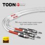 TODN /датски/ посребрен  High-end 7N OCC кабел за тонколони , снимка 1