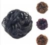 Кок от изкуствена коса-небрежен, снимка 1 - Аксесоари за коса - 24911150