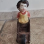 Винтидж керамична фигурка, градинска фигурка статуетка, снимка 4