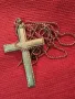 СТАР МЕСИНГОВ СТИЛЕН НАГРЪДЕН КРЪСТ и ЗЛАТИСТА ФИНА ВЕРИЖКА с НУЖДА от ЗАКОПЧАЛКА 43031, снимка 11