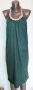 Дизайнерска рокля за повод "Gina Tricot"® / Зелена рокля / голям размер , снимка 1 - Рокли - 26297521