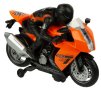 Въртящ се мотоциклет с Rider Orange, снимка 1 - Коли, камиони, мотори, писти - 43102561