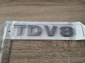 Range Rover TDV8 сребрист гланц емблема, снимка 5