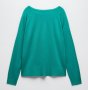Зелена блуза от тъничко фино плетиво , снимка 3