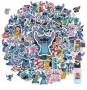 50 бр Лило и Стич lilo stitch самозалепващи лепенки стикери за украса декор картонена торта парти, снимка 11