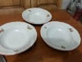 Стар български порцелан чинии дълбоки , снимка 6