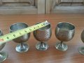 Чашки чаши  за ракия месинг, снимка 4