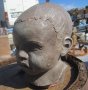 Бебе реалистична глава автор скулптура фигура пластика бюст, снимка 3