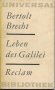 Bertolt Brecht - "Leben des Galilei. Reclam"