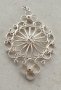 Сребърен медальон - филигран, снимка 2
