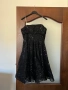 Официална къса черна рокля 40 размер, снимка 2
