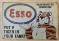 Винтиж метален плакет Esso, снимка 1