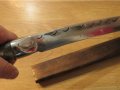 Старинен възрожденски  нож, каракулак  с дървена кания - солидна красота от стомана и дърво за теб ц, снимка 3