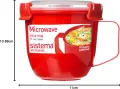 Кутия за храна Чаша за супа Sistema 565 мл подходящ за микровълнова фурна, снимка 4