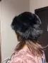 Шапка Еко Изкуствен косъм Пух размер 59- 60 см, снимка 3