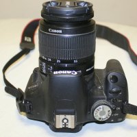 Фотоапарат Canon 500D с обектив Canon EF-S 18-55 IS II, снимка 2 - Фотоапарати - 42958465