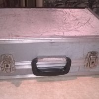 алуминиев куфар за инструменти-внос швеция-46х33х16см, снимка 5 - Куфари с инструменти - 26952099