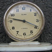 Часовник будилник Слава-6, снимка 1 - Антикварни и старинни предмети - 28665146