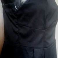 Нова черна рокля със сребристи презрамки ПРОМОЦИЯ 👗🍀M/L,L👗🍀 арт.310, снимка 3 - Рокли - 27707426