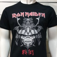 Нова мъжка тениска на музикалната група IRON MAIDEN - Senjutsu Samurai Eddie Graphic Navy, снимка 6 - Тениски - 35623072