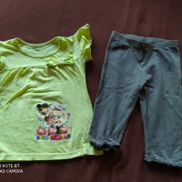 Лот блузка с Маша и мечока и късо клинче, снимка 1 - Детски комплекти - 28946561