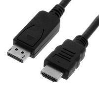 Кабел DisplayPort - HDMI 2 метра ver:1.4V FullHD Digital One SP00094 Преходник DP към HDMI 2m, снимка 1 - Кабели и адаптери - 28015526