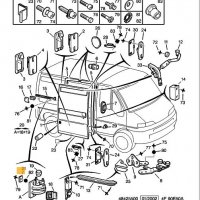 903368,пластина механизъм странични врати Citroen JUMPER,Peugeot BOXER,FIAT DUCATO 1994-2006, снимка 2 - Части - 28409967