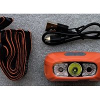 Прожектор за глава зареждащ с USB - челник 2 модела, снимка 1 - Такъми - 40503479