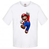 Детска тениска Супер Марио Super Mario 1, снимка 4 - Детски тениски и потници - 32939767