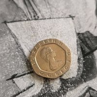 Монета - Великобритания - 20 пенса | 1982г., снимка 2 - Нумизматика и бонистика - 43437194