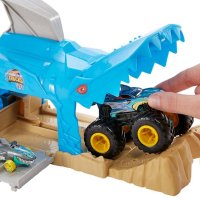 Комплект Hot Wheels Monster Truck с пускови устройства - Mattel Хот Уилс, снимка 4 - Други - 43087668