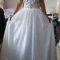 сватбена булчинска рокля със собствен обем и сияещ гръб, снимка 7 - Сватбени рокли - 27190033