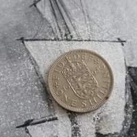 Монета - Великобритания - 1 шилинг | 1962г., снимка 1 - Нумизматика и бонистика - 43143856