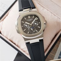 Мъжки часовник Patek Philippe Nautilus с автоматичен механизъм, снимка 1 - Луксозни - 37317711