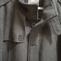 Дебело сиво палто, снимка 5 - Палта - 38877596