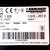 Karcher SC 1020 Парочистачка на части и приставки / накрайници, снимка 10 - Парочистачки и Водоструйки - 33402769